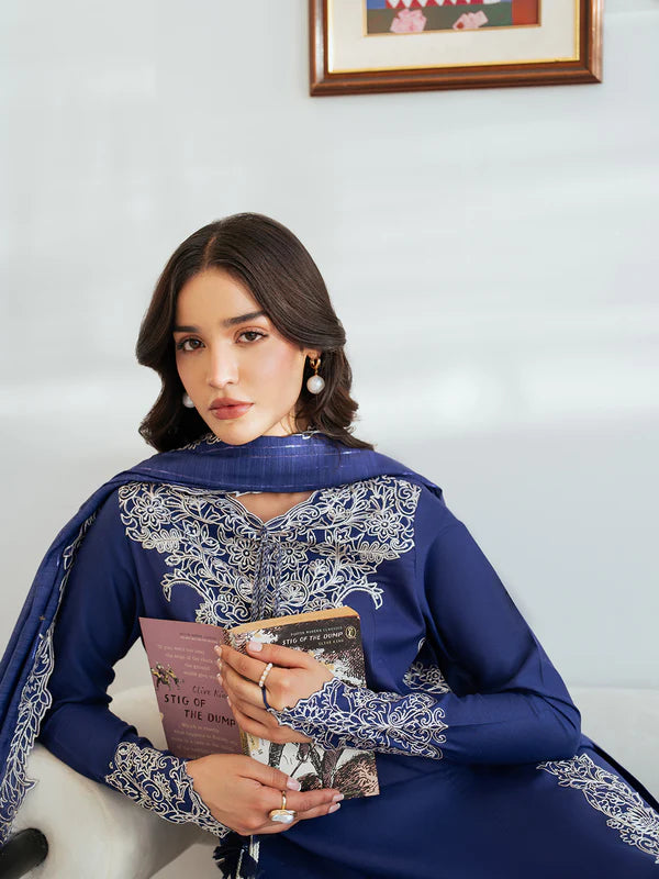 Mahnur Sera Unstitched Luxury Lawn 3pc