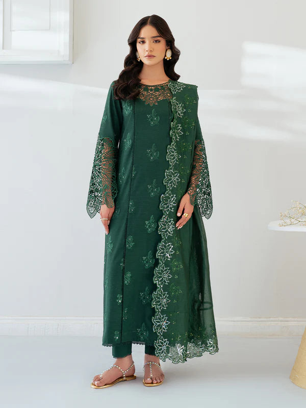 Mahnur Sera Unstitched Luxury Lawn 3pc