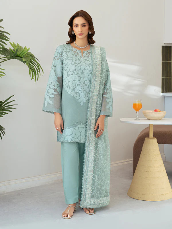 Mahnur Sera Unstitched Luxury Lawn 3pc