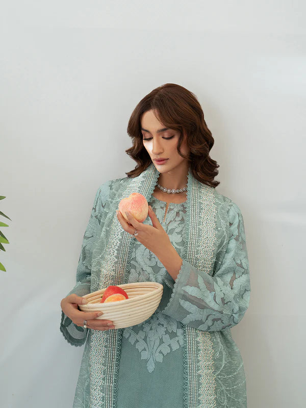 Mahnur Sera Unstitched Luxury Lawn 3pc