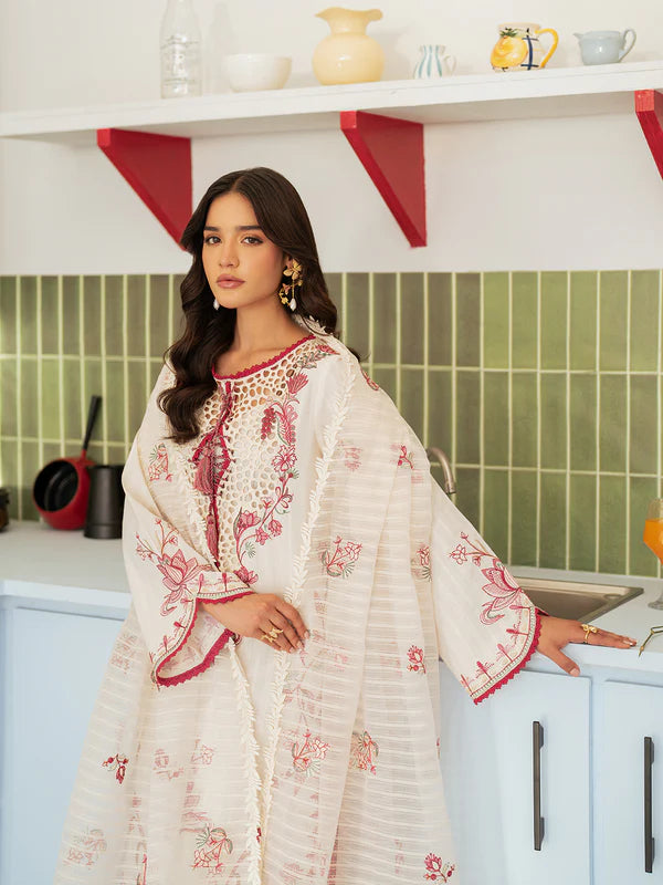 Mahnur Sera Unstitched Luxury Lawn 3pc