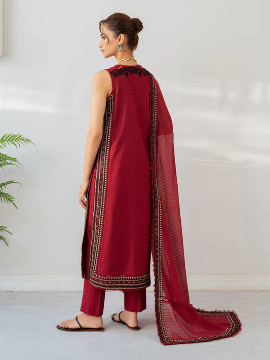 Mahnur Sera Unstitched Luxury Lawn 3pc