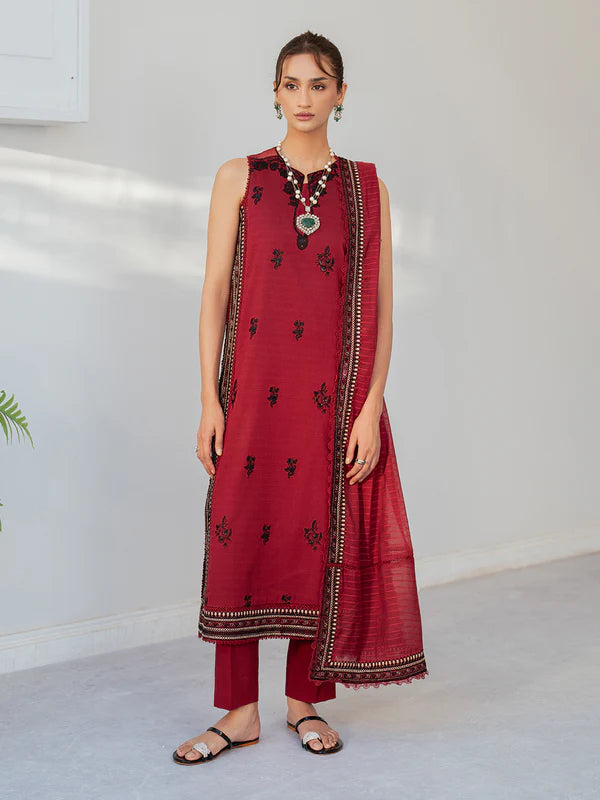 Mahnur Sera Unstitched Luxury Lawn 3pc