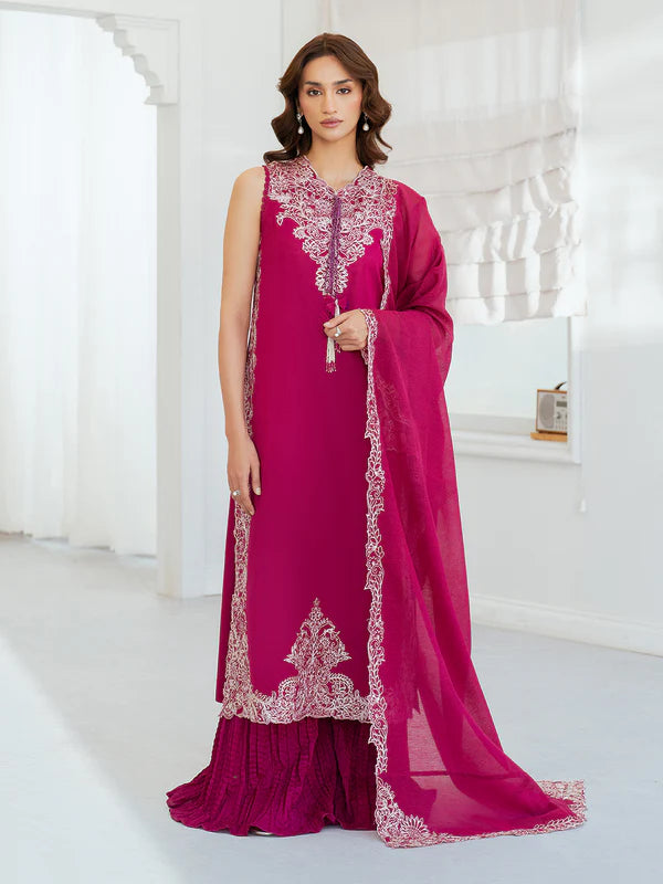 Mahnur Sera Unstitched Luxury Lawn 3pc