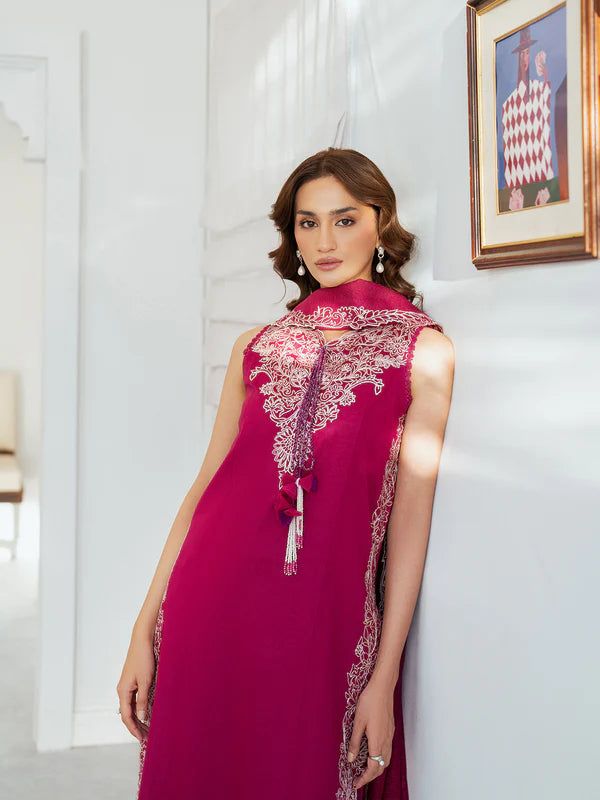 Mahnur Sera Unstitched Luxury Lawn 3pc