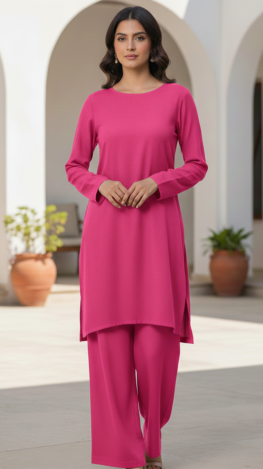 Sapphire Unstitched Plain Linen Allover ST 2pc