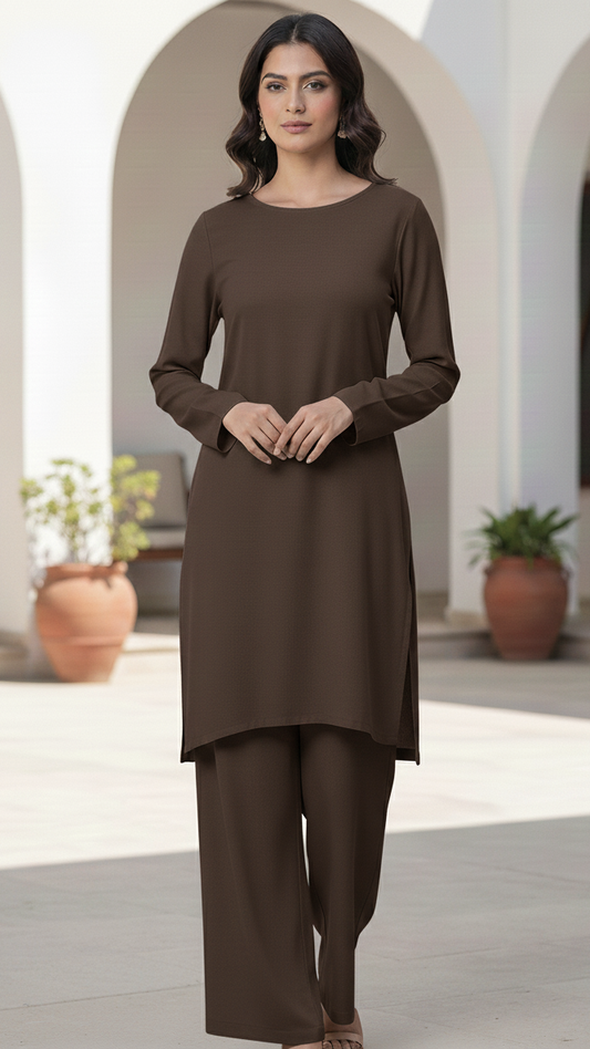 Sapphire Unstitched Plain Khaddar Allover ST 2pc