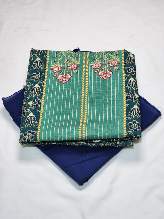 Mix Brand Unstitched Printed Khaddar ST 2pc