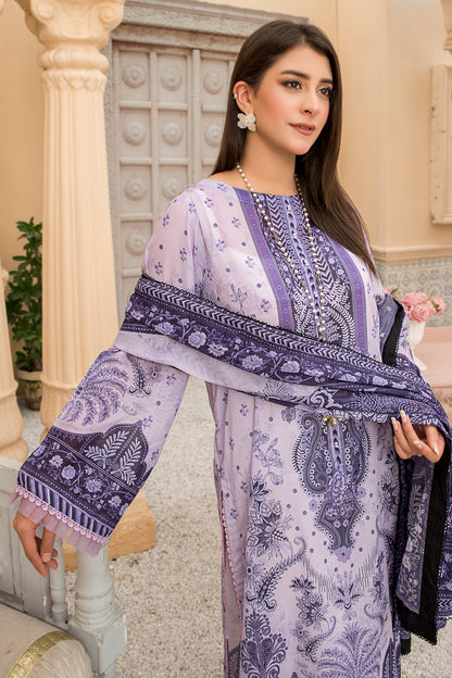 Jacquard Printed Lawn Unstitched 3pc