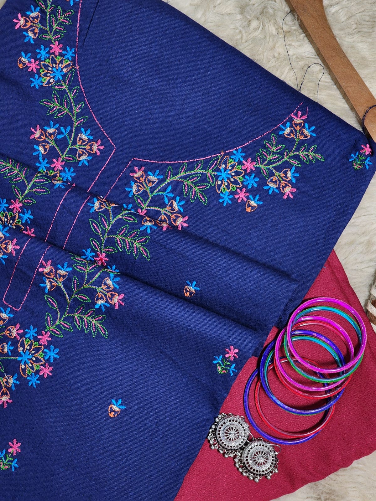 Kayseria Embroidered Shirt Trouser Khaddar 2pc