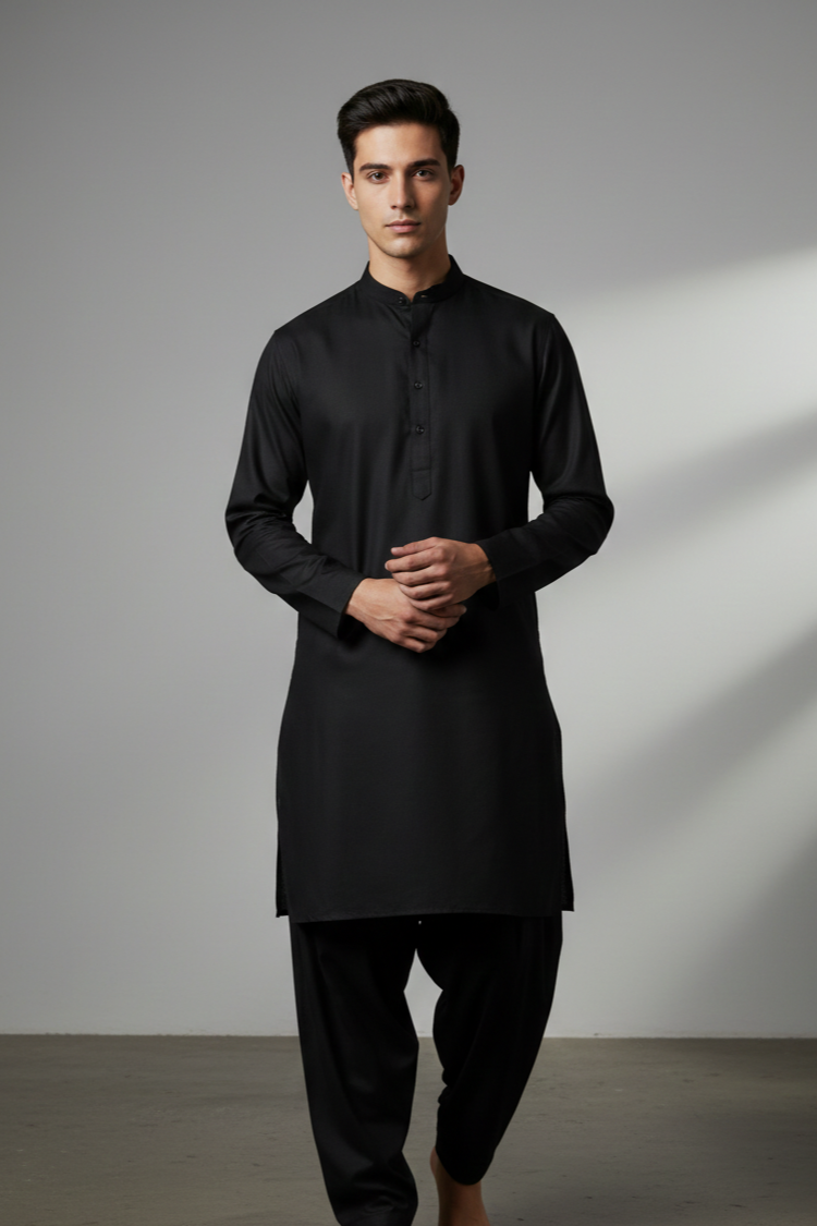 Stenciller Unstitched Men's Easy Wear Cotton