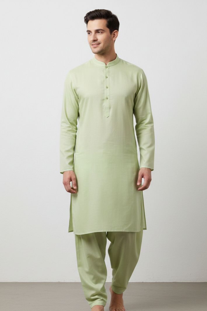 Stenciller Unstitched Men's Easy Wear Cotton