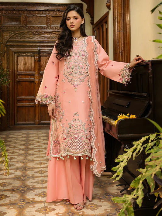 Mahnur Shanaya Unstitched Luxury Lawn 3pc