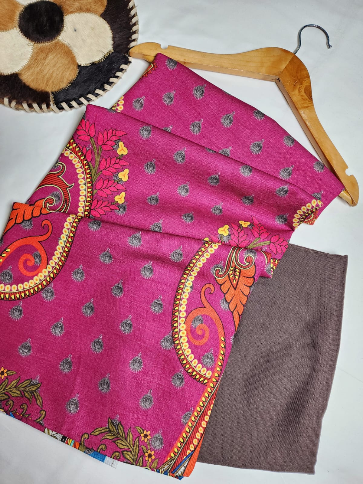 Kayseria Printed Shirt Trouser Khaddar 2pc 2274300014