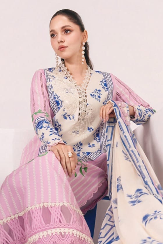 Maria B Unstitched Printed SD Lawn 2pc