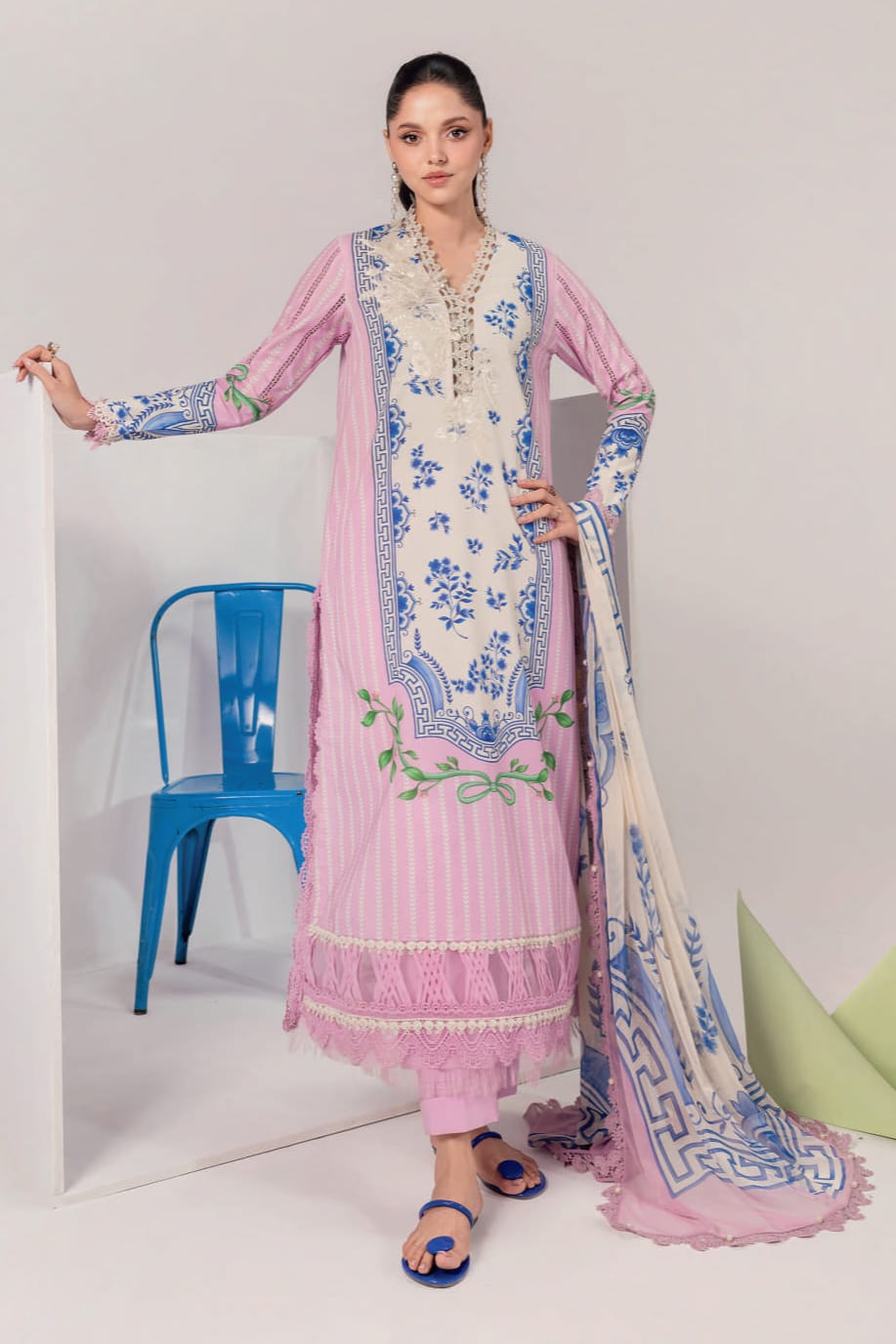 Maria B Unstitched Printed SD Lawn 2pc