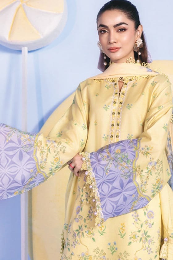 Maria B Unstitched Printed SD Lawn 2pc