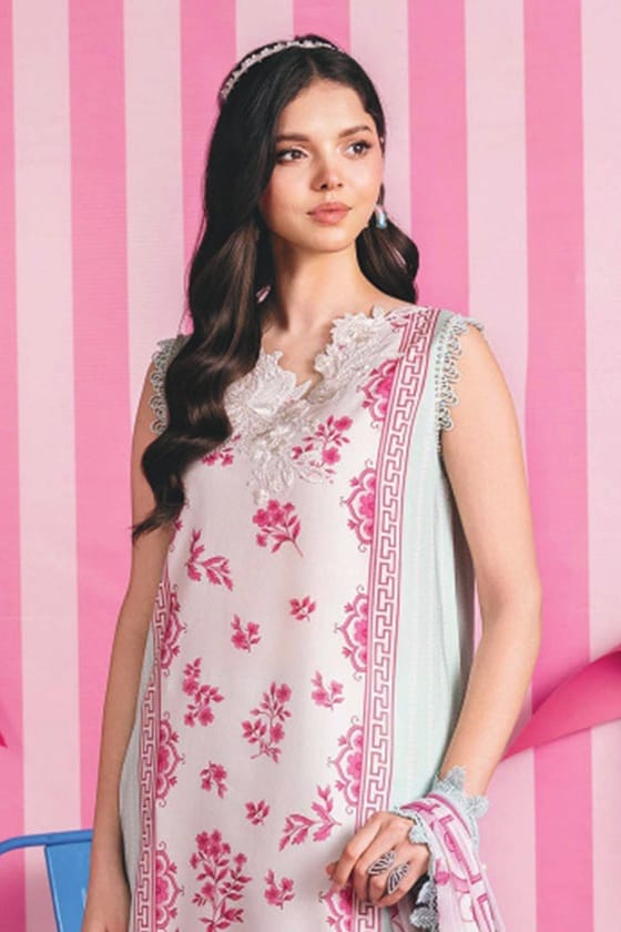 Maria B Unstitched Printed ST Lawn 2pc