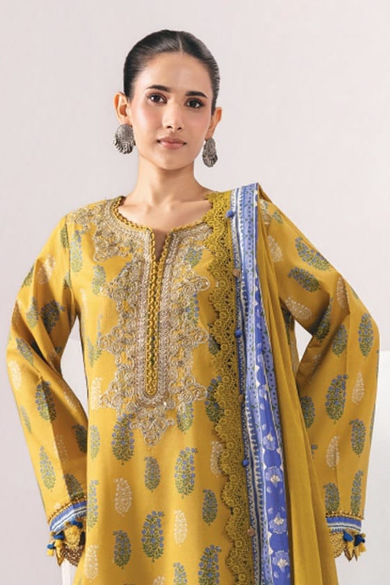 Maria B Unstitched Printed ST Lawn 2pc