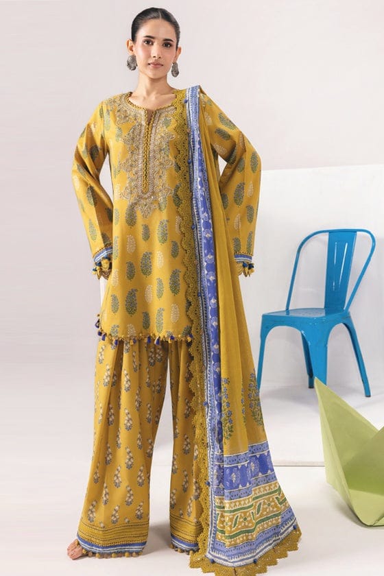 Maria B Unstitched Printed ST Lawn 2pc