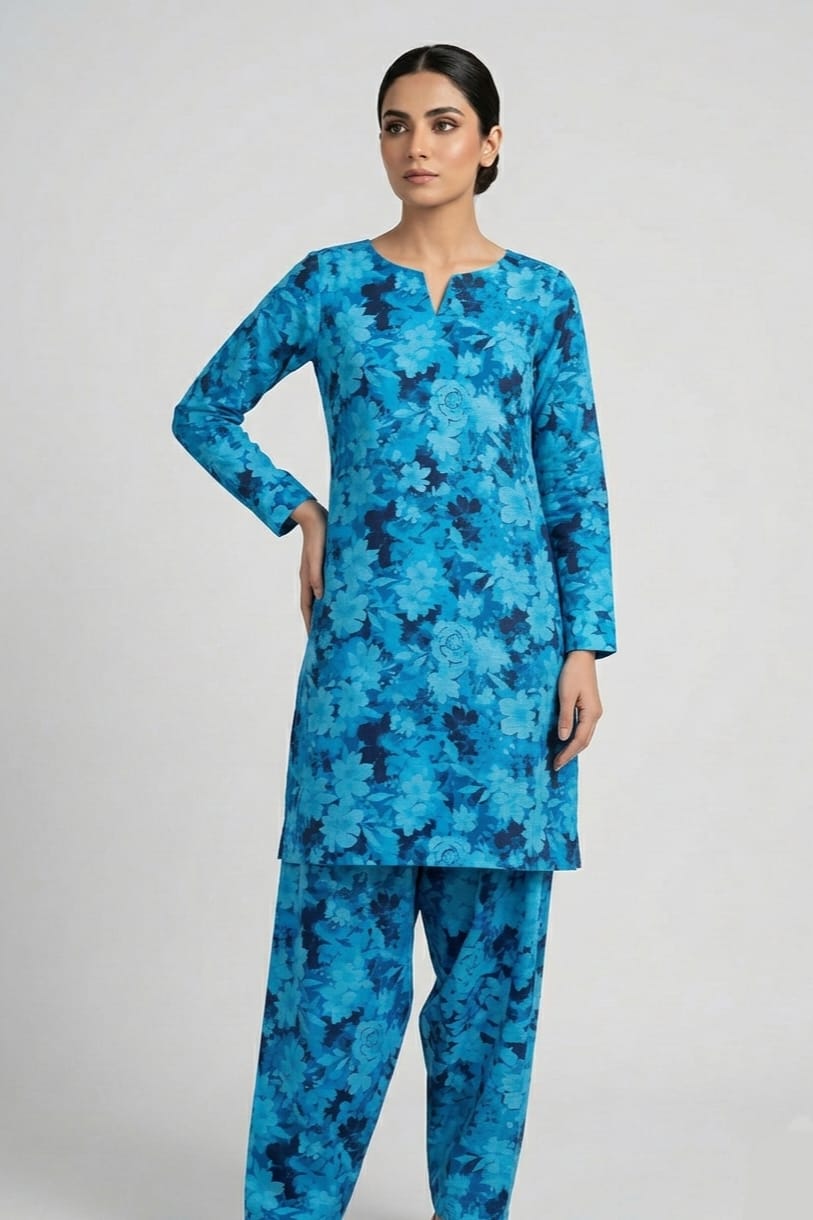 Almeera Stitched Printed Lawn ST 2pc