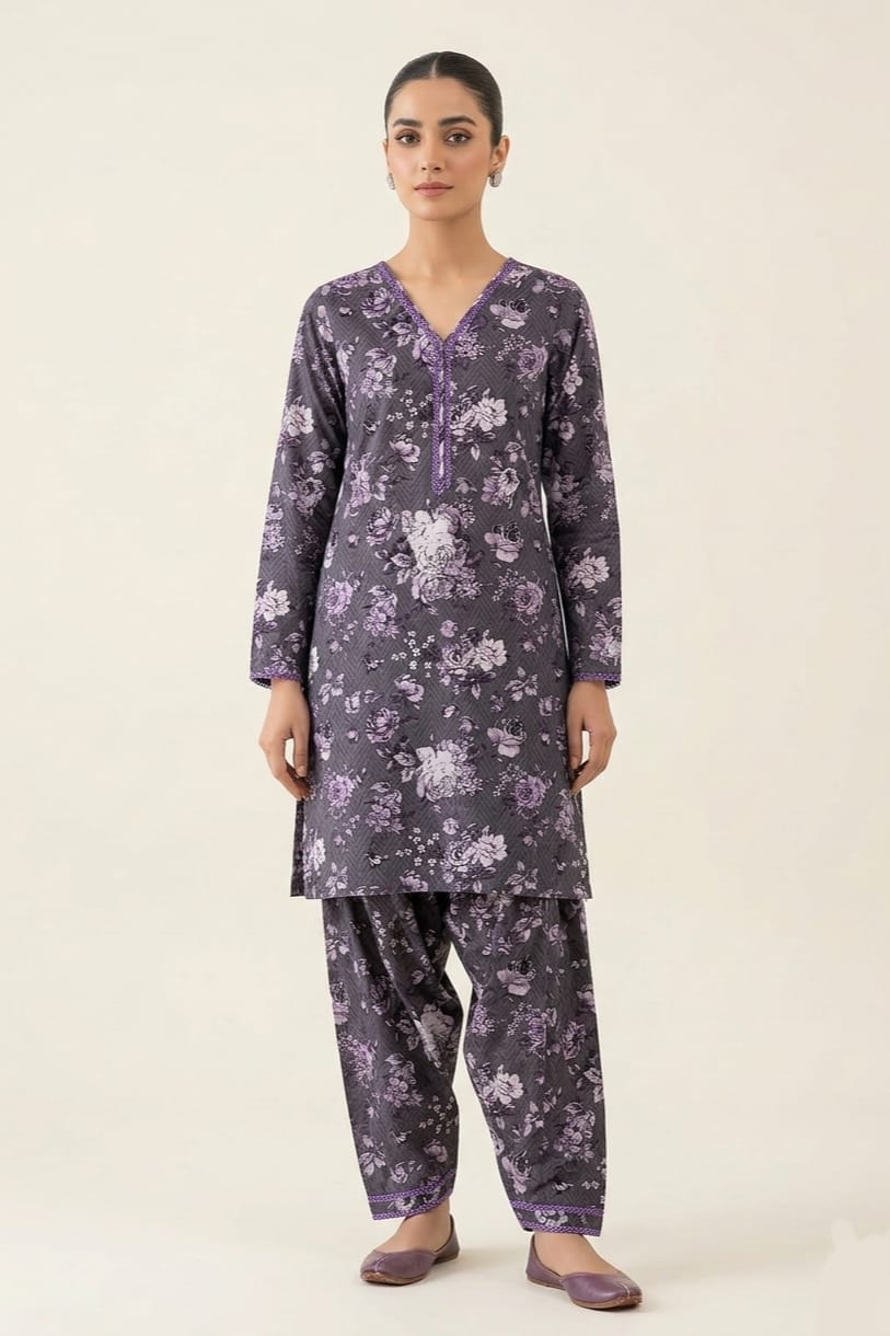 Almeera Stitched Printed Lawn ST 2pc