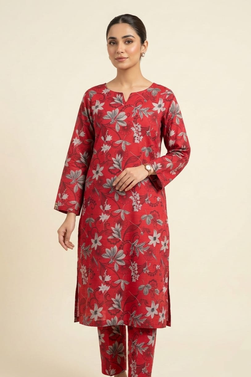 Almeera Stitched Printed Lawn ST 2pc