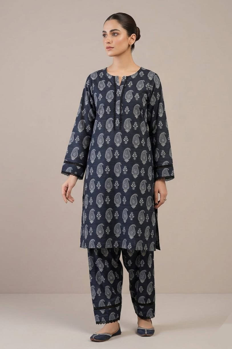 Almeera Stitched Printed Lawn ST 2pc