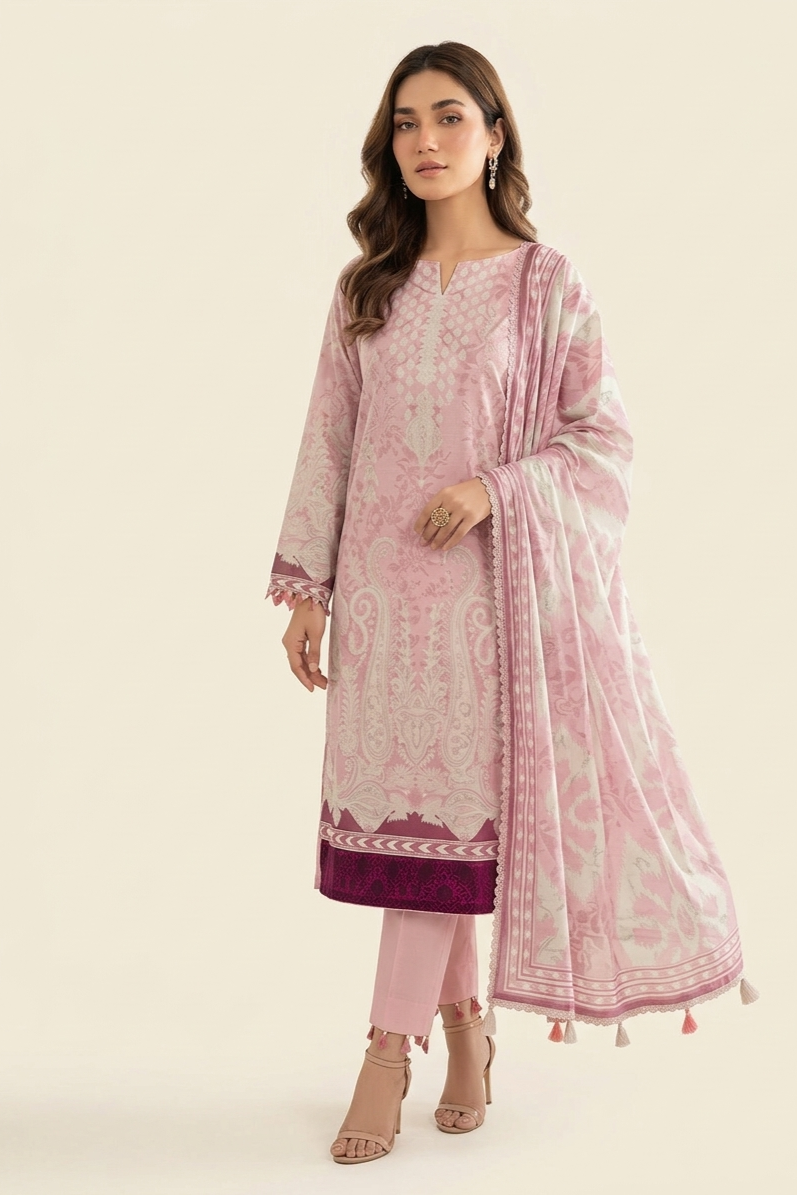 Soha Afreen Unstitched Printed Lawn 3pc