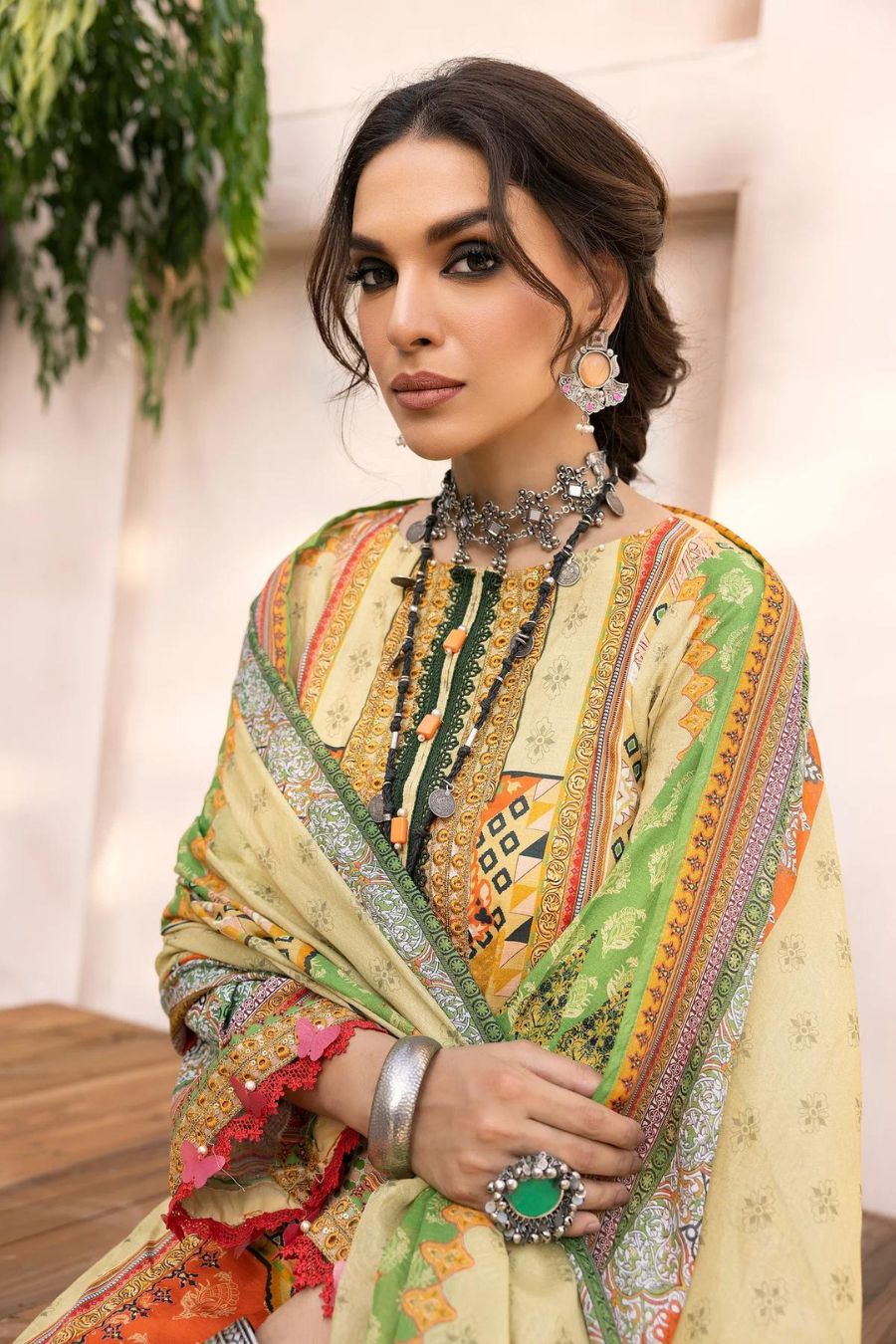 Digital Printed Embroidered Lawn Collection Vol-3 By Jacquard BrandedCutPieces