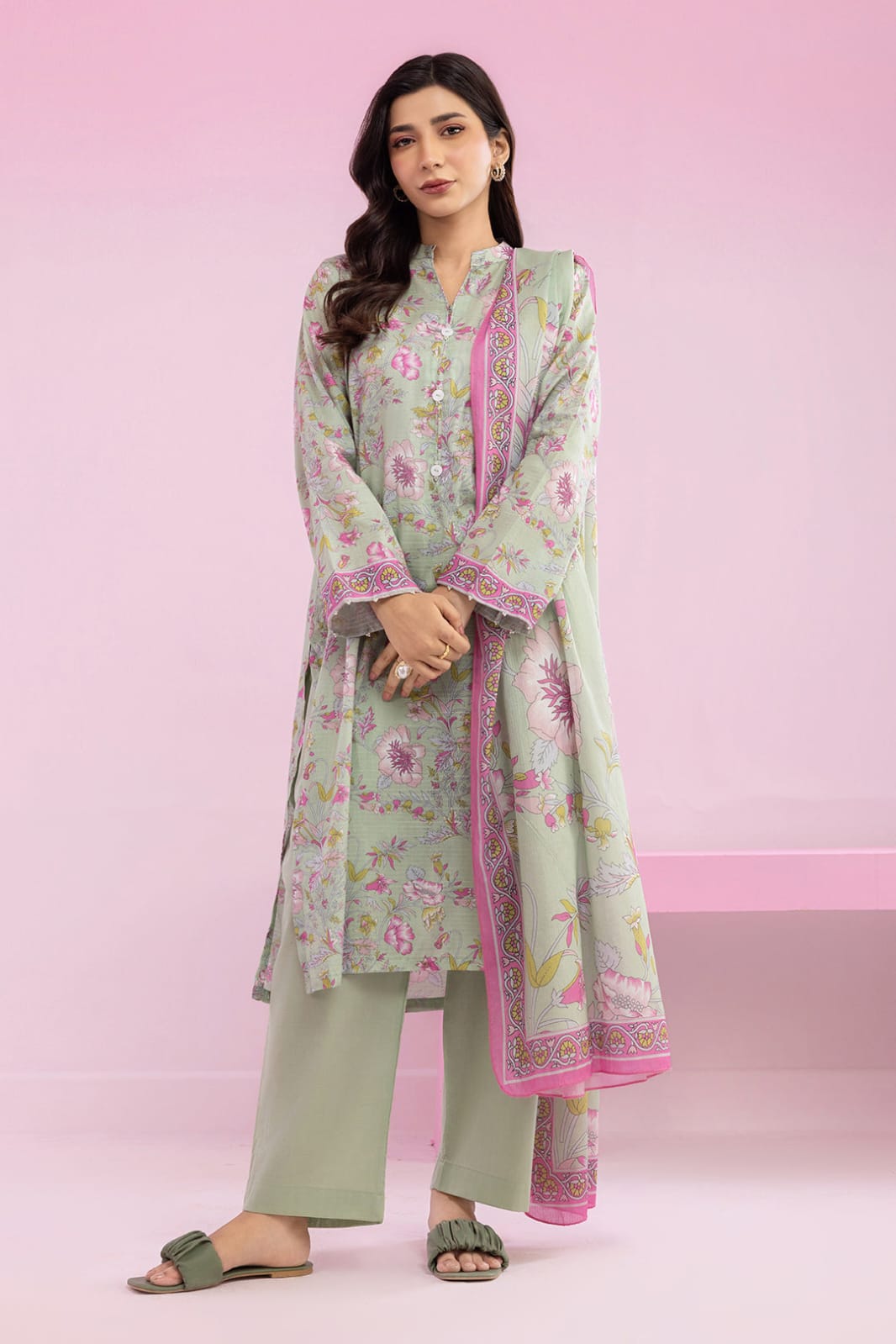 Zellbury Stitched Printed Lawn ST 2pc