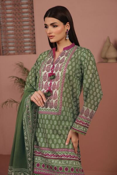 Khaadi Unstitched Printed Lawn 3pc
