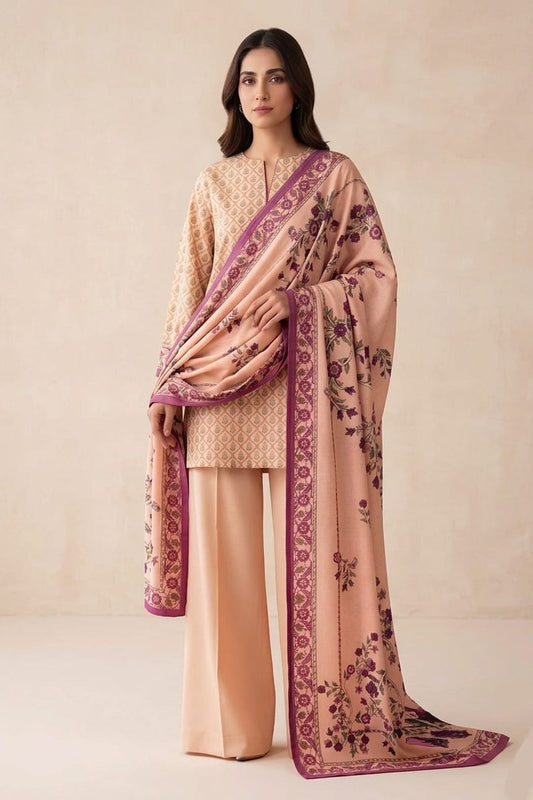 Khaadi Unstitched Printed Lawn 3pc