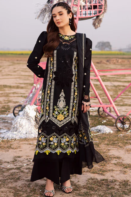 Parishay Dil E Raqsam Embroidered Luxury Lawn 3pc