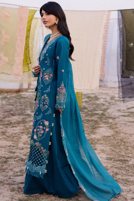 Parishay Dil E Raqsam Embroidered Luxury Lawn 3pc