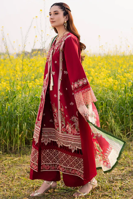 Parishay Dil E Raqsam Embroidered Luxury Lawn 3pc