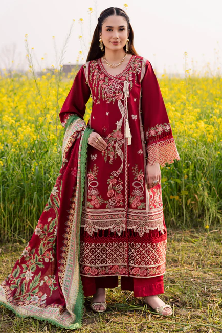 Parishay Dil E Raqsam Embroidered Luxury Lawn 3pc