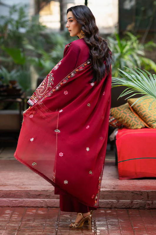 Mahnur Satrangi Unstitched Luxury Lawn 3pc