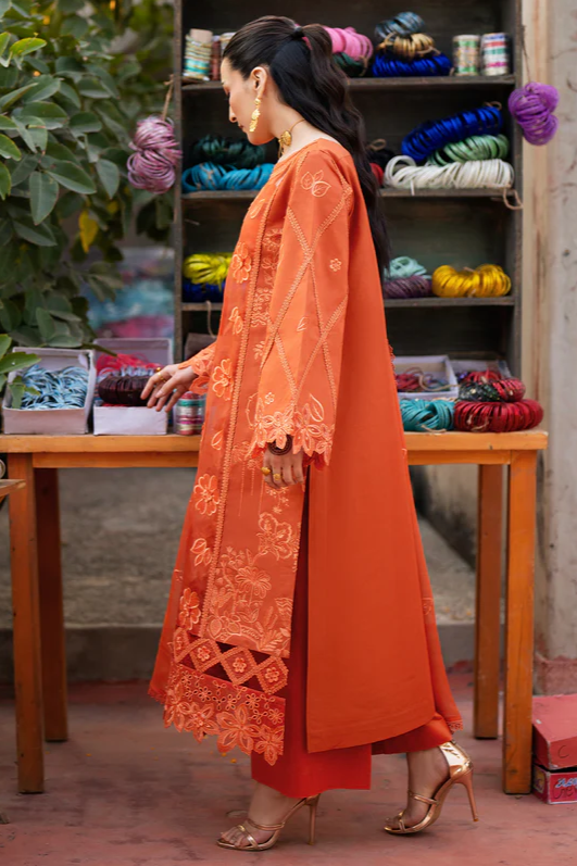 Mahnur Satrangi Unstitched Luxury Lawn 3pc