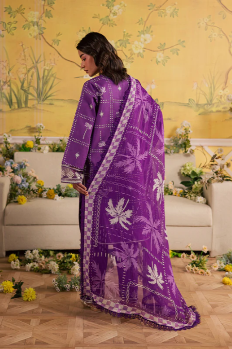 Mahnur Jahaan Unstitched Luxury Lawn 3pc