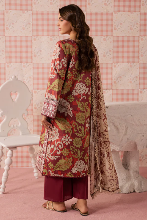 Mahnur Jahaan Unstitched Luxury Lawn 3pc