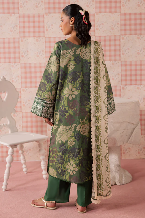 Mahnur Jahaan Unstitched Luxury Lawn 3pc