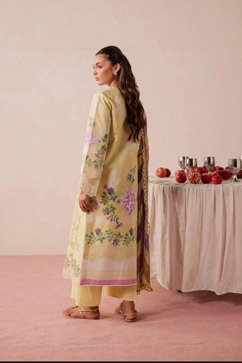 Mahnur Jahaan Unstitched Luxury Lawn 3pc