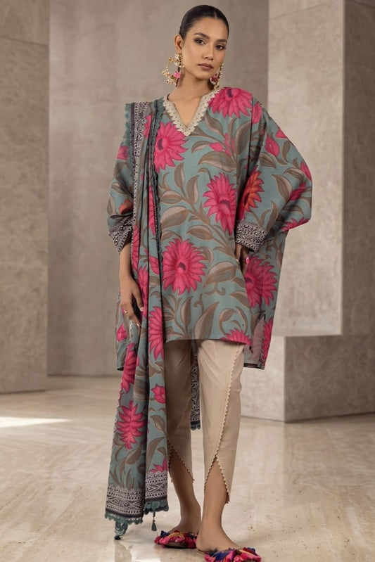 Sana Safinaz Unstitched Printed Lawn 3pc