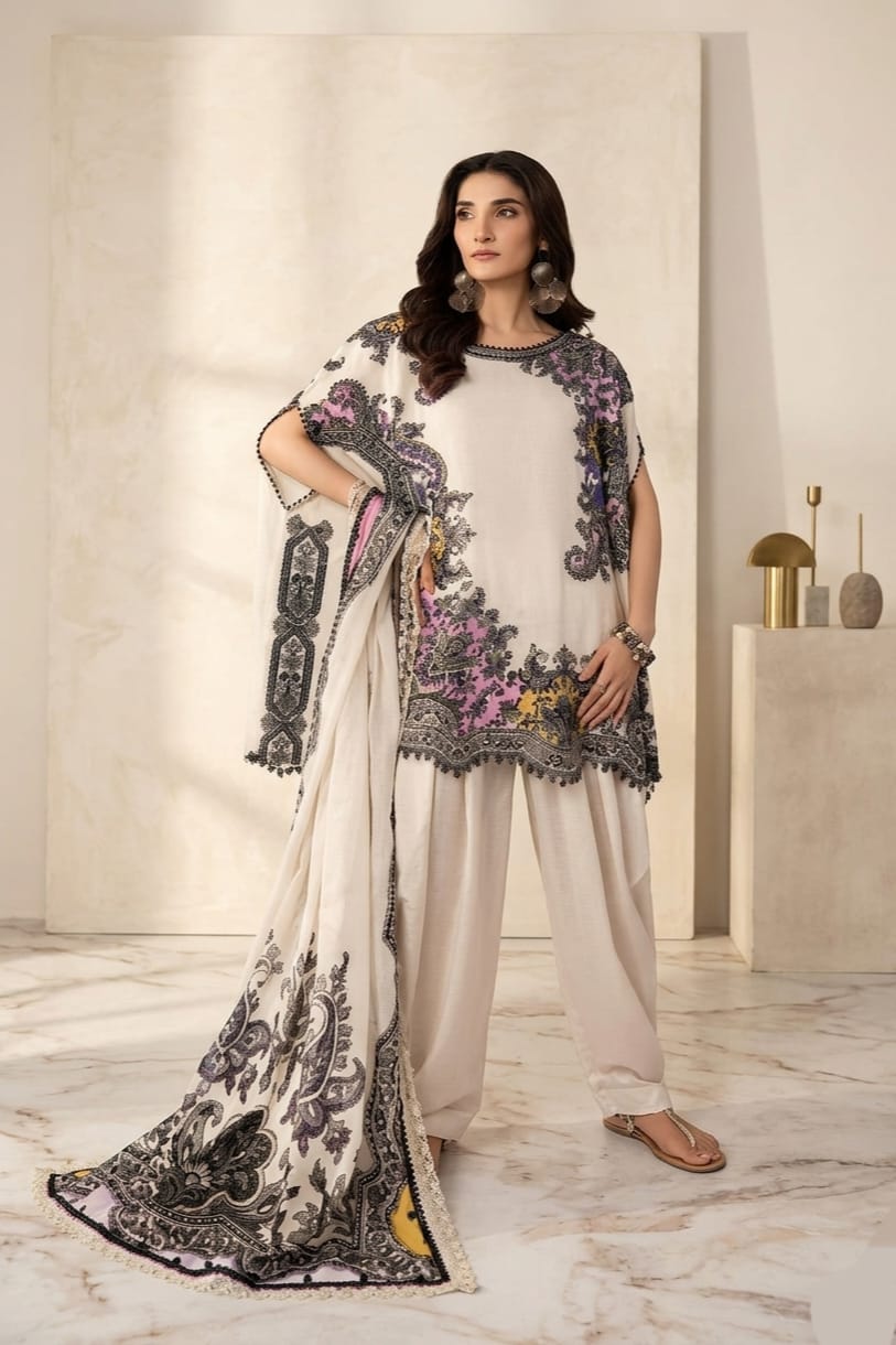 Maria B Unstitched Printed Lawn 3pc