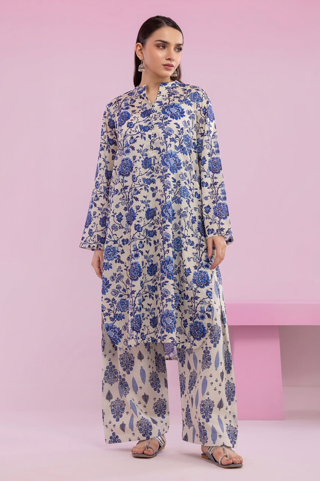 Zellbury Stitched Printed Lawn Shirt