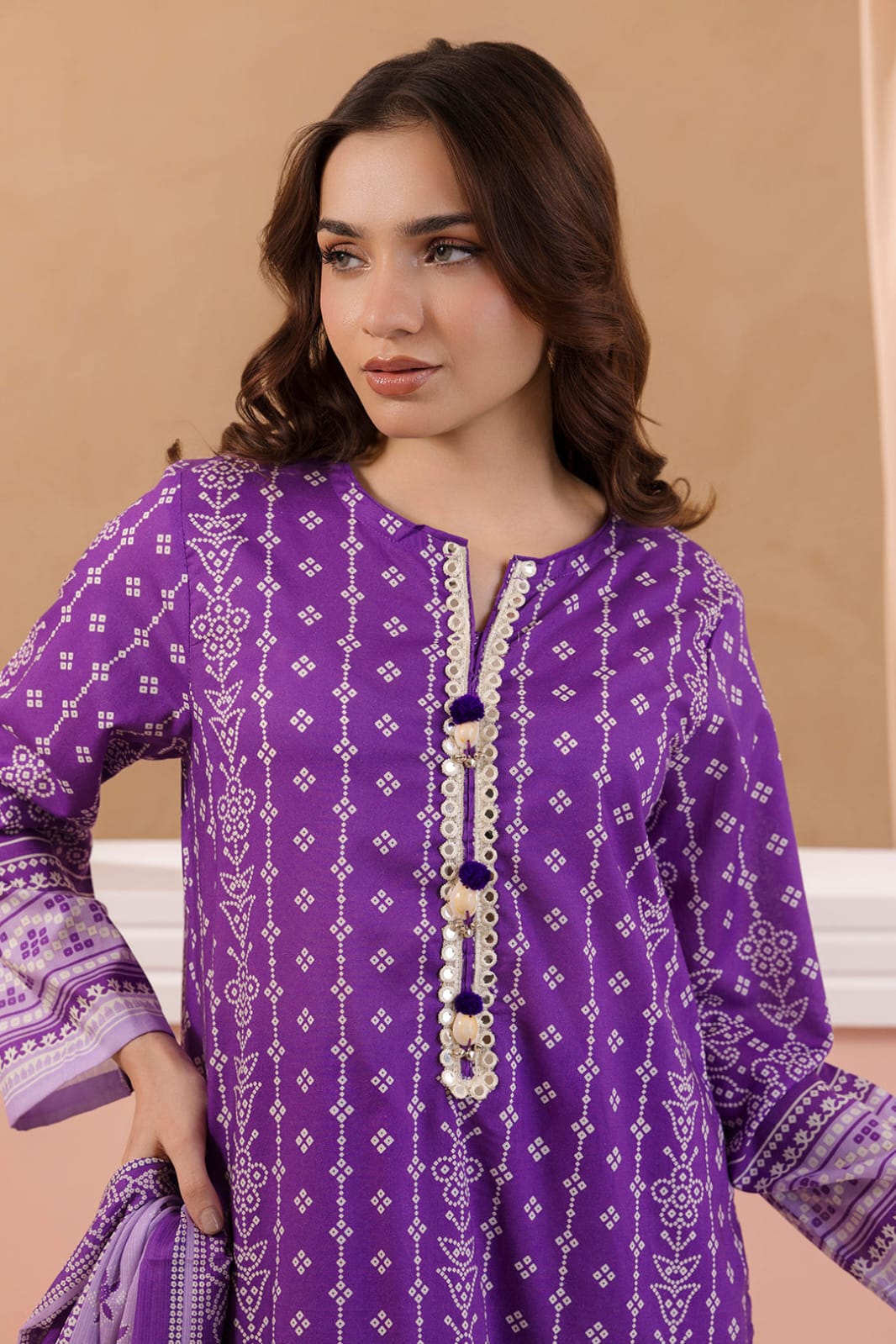 Zellbury Stitched Printed Lawn Shirt