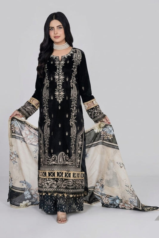 Johra Maswa Embroidered Print Lawn 3pc