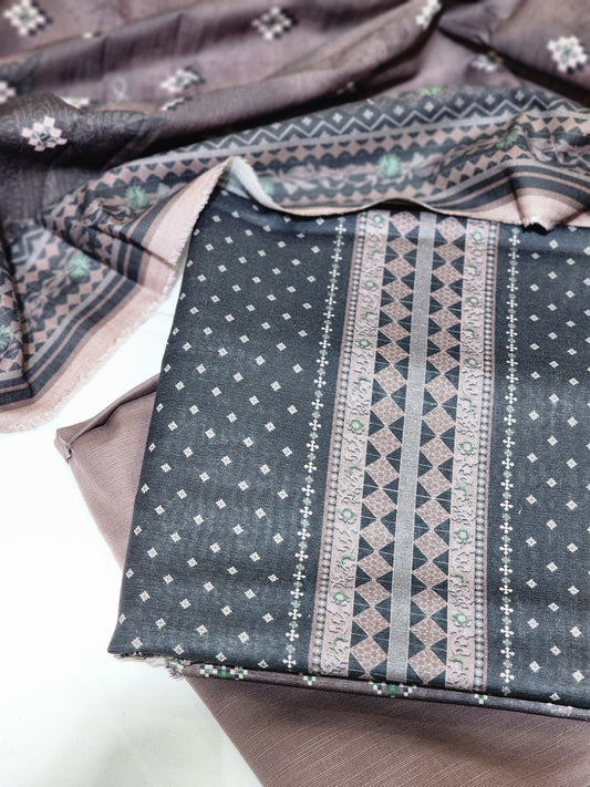 Al Karam Printed Khaddar 3PC