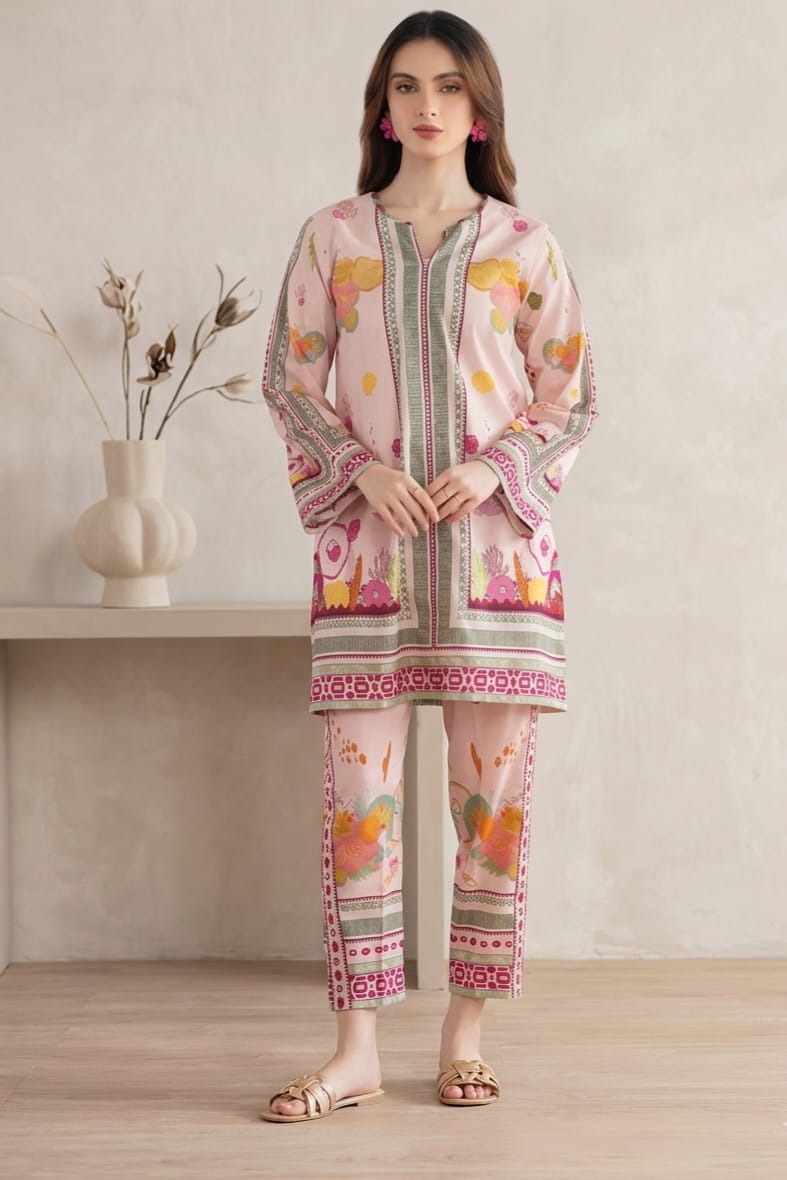 Mahnur Stitched Printed Lawn ST 2pc